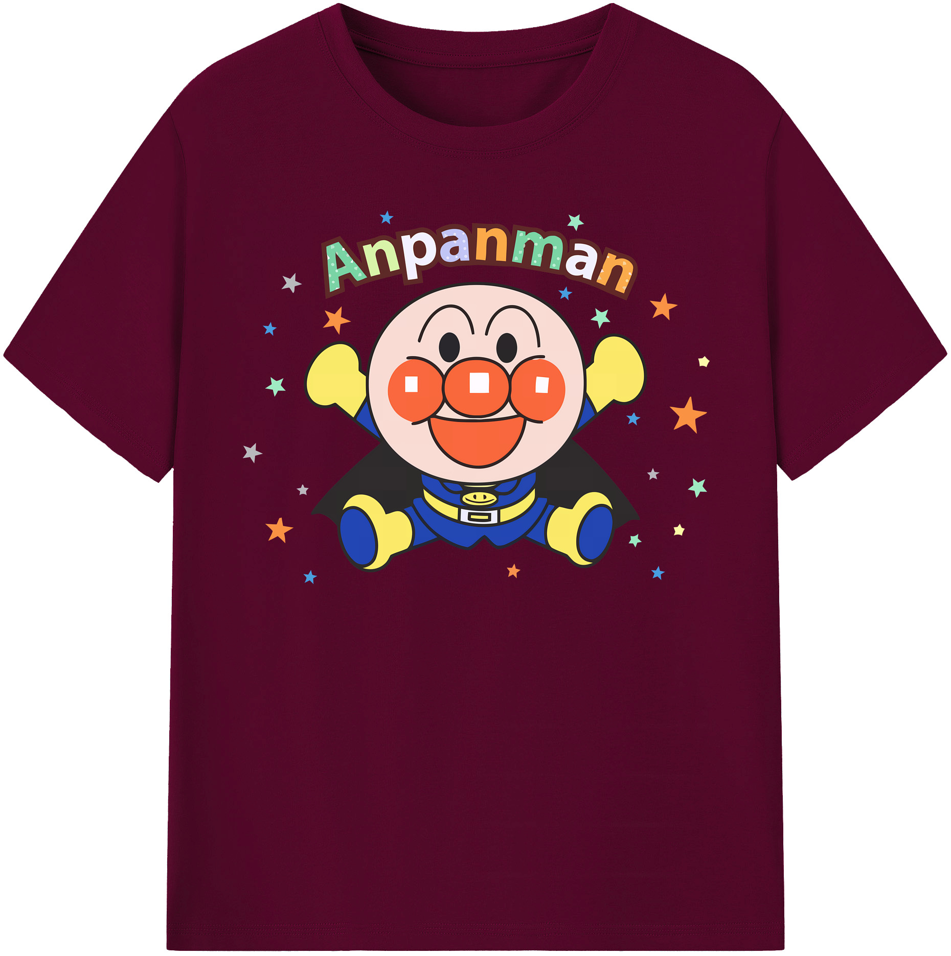（画像用） アンパンマン Anpanman レディースカジュアルプリントTシャツ（綿100％）